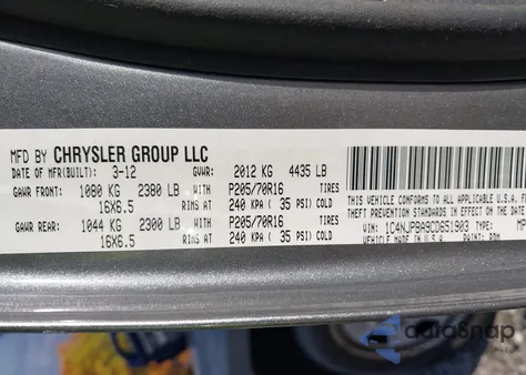 2012 Jeep Patriot Sport z USA, uszkodzony, nr VIN 1C4NJPBA9CD651903